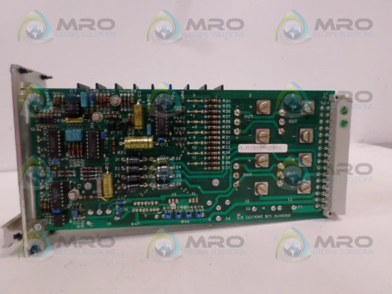 G.D. ELECTRONICS 34902501 STEPPER DRIVE MODULE  NSNP