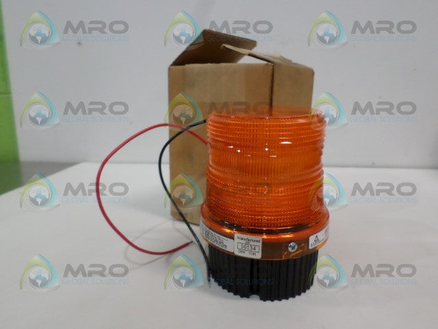FEDERAL SIGNAL FIREBALL II FB2PST-012-024A ORANGE STROBE LIGHT *NEW IN BOX*