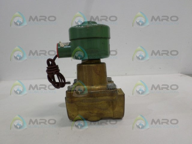 ASCO 8211B27 80174 SOLENOID COIL VALVE 120V *USED*