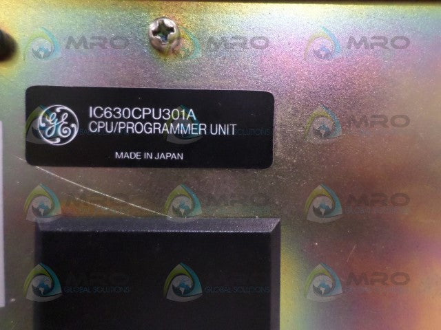 GENERAL ELECTRIC IC630CPU301A CPU/PROGRAMMER UNIT *USED*