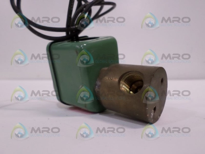ASCO 8262D22 SOLENOID COIL VALVE 110/120V *USED*