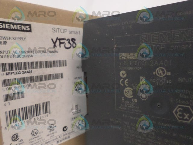 SIEMENS SITOP SMART 5A 6EP1333-2AA01 POWER SUPPLY *NEW IN BOX*