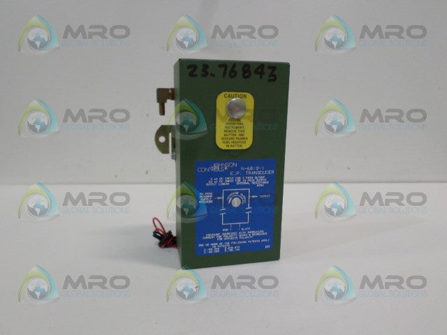 JOHNSON CONTROLS N-6810-1 TRANSDUCER *NEW NO BOX*