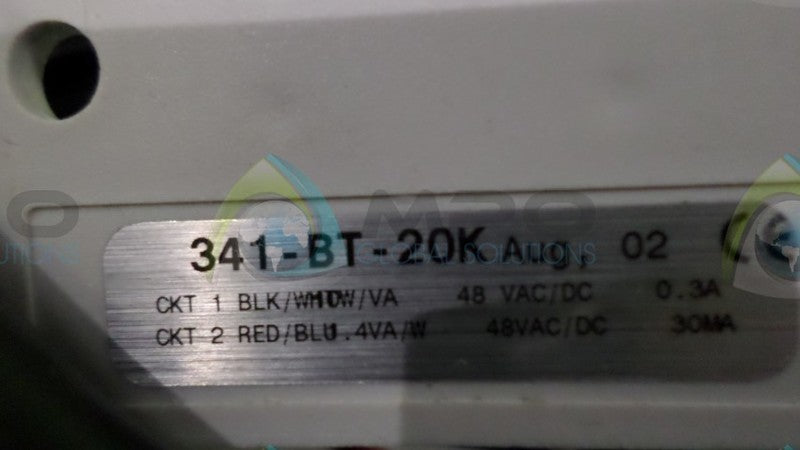 SENTROL IND. 341-BT-20K  NSNP