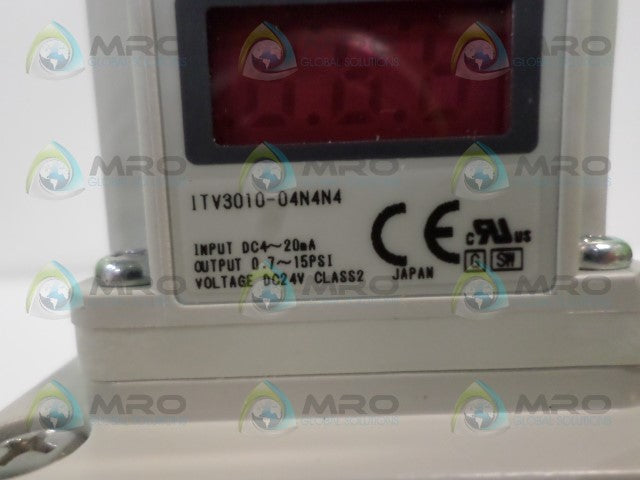 SMC ITV3010-04N4N4 PNEUMATIC REGULATOR *NEW NO BOX*
