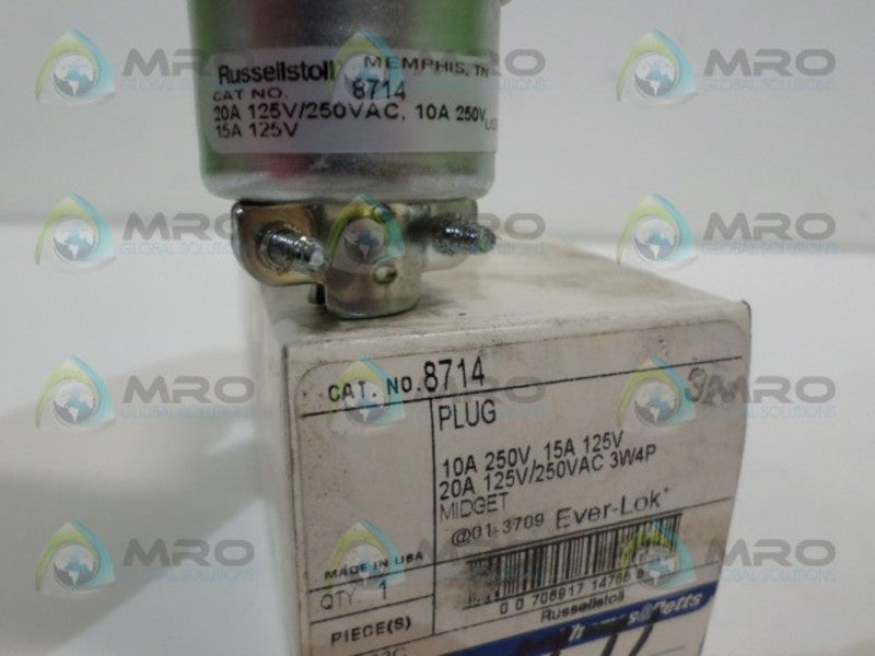 THOMAS & BETTS 8714 PLUG *NEW IN BOX*