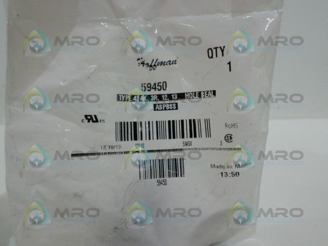 HOFFMAN 59450 ASPBSS HOLE SEAL *NEW IN FACTORY BAG*