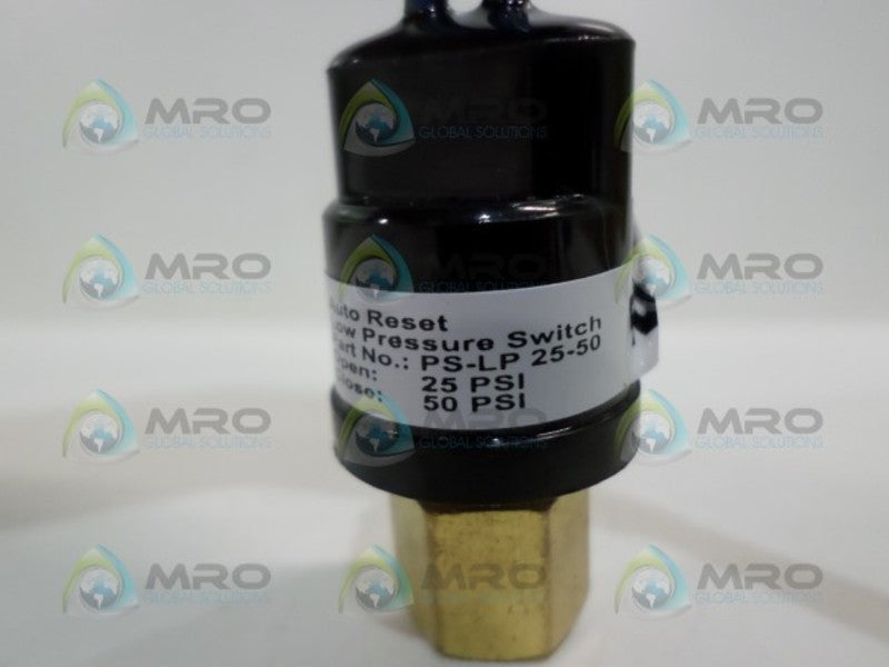 NOVACOOL CONTROLS PS-LP25-50 PRESSURE SWITCH *NEW NO BOX*