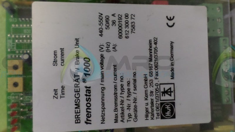 HUK 612300000 BRAKE UNIT *USED*