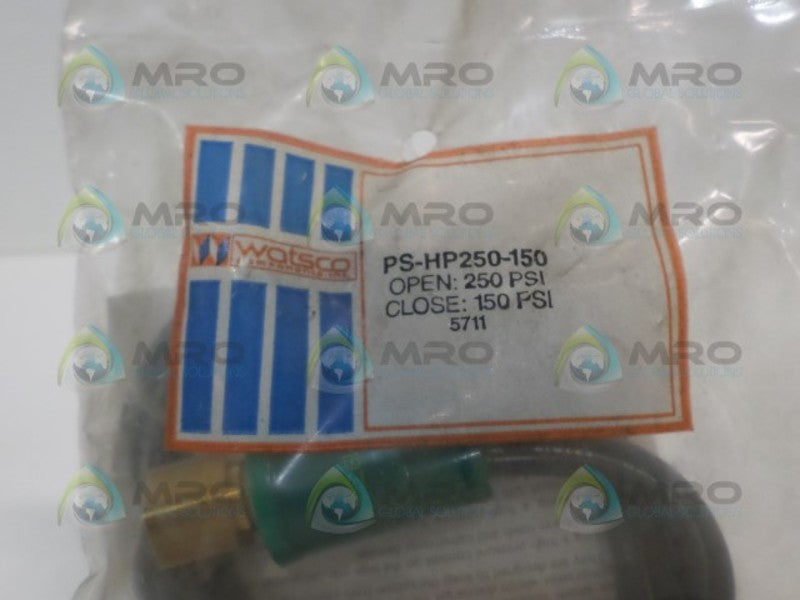 WATSCO PS-HP250-150 PRESSURE CONTROL SWITCH *NEW IN FACTORY BAG*