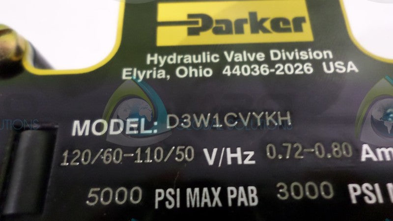PARKER D3W1CVYKH VALVE *NEW IN BOX*