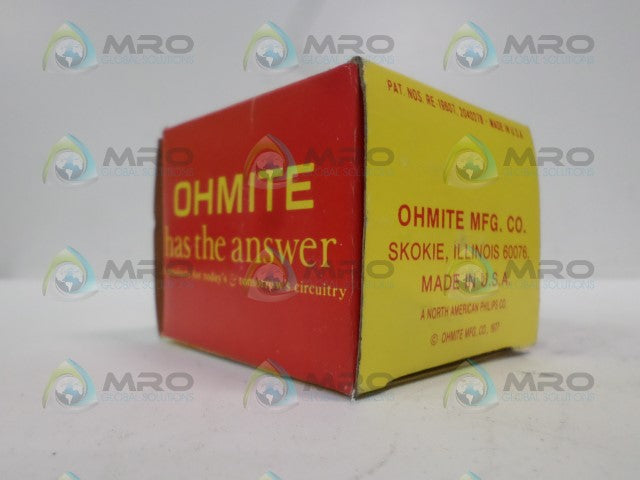 OHMITE RKS1K0 RHEOSTAT *NEW IN BOX*