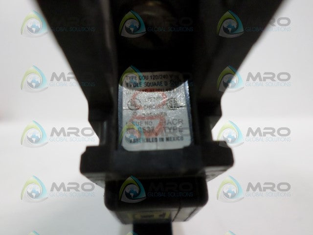 SQUARE D QOU115 CIRCUIT BREAKER 15A *USED*