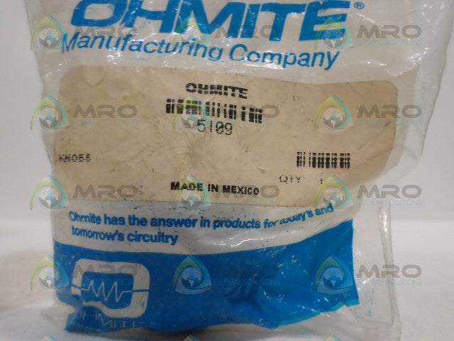 OHMITE 5109 FINGER GRIP POINTER KNOB *NEW IN FACTORY BAG*