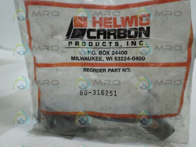 HELWIG CARBON 80-316251 CARBON BRUSH (PKG OF 4) *NEW IN FACTORY BAG*