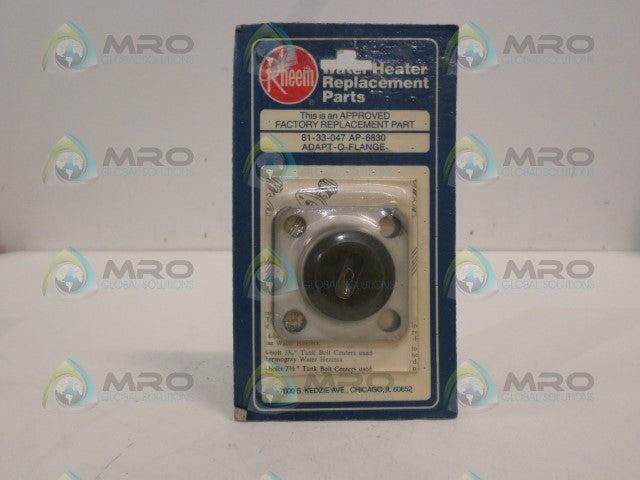 RHEEM 81-33-047 AP6830 ADAPT-O-FLANGE *NEW IN ORIGINAL PACKAGE*