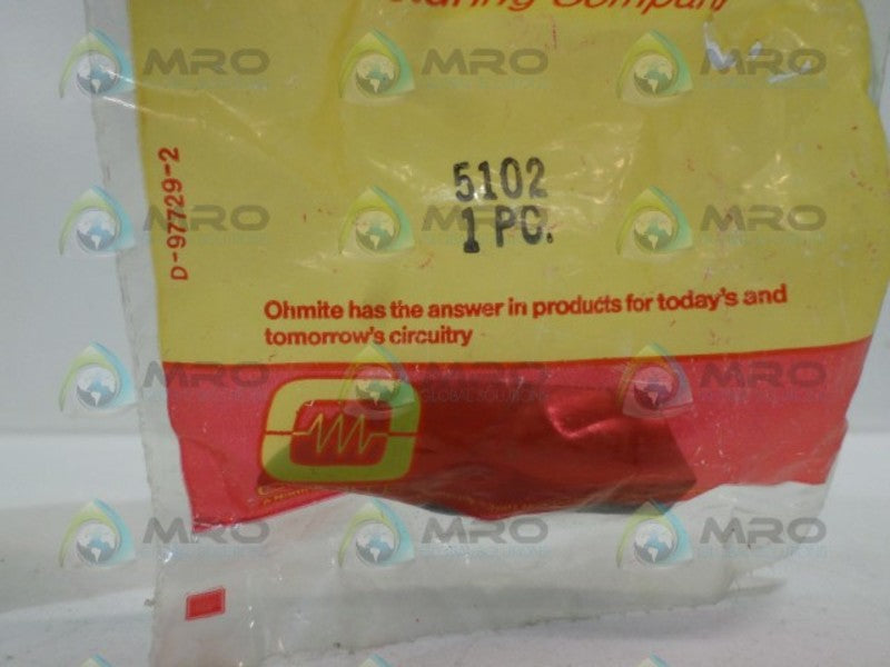OHMITE 5102 BAR KNOB *NEW IN FACTORY BAG*