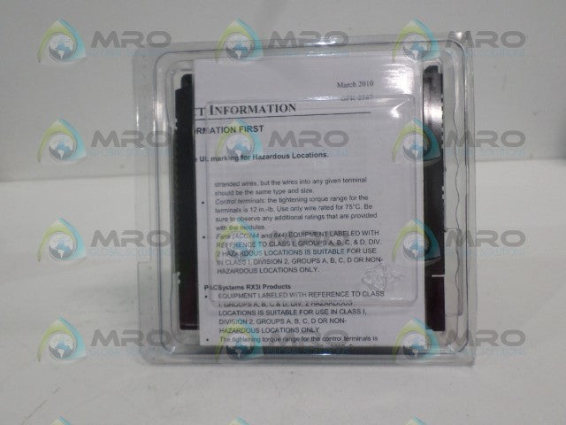 FANUC IC693MDL340G OUTPUT MODULE *FACTORY SEALED*