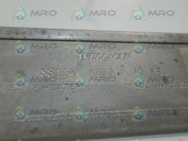 WILLMAN SS1141 STRIP HEATER 250W 120V *USED*
