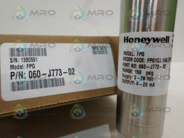 HONEYWELL FPG 060-J773-02 TRANSDUCER *NEW IN BOX*