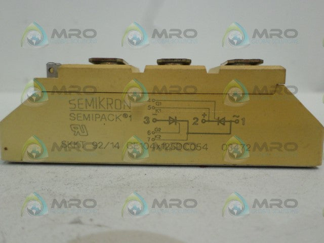 SEMIKRON SKKT92/14 GE104X125DC054 THYRISTOR *NEW NO BOX*