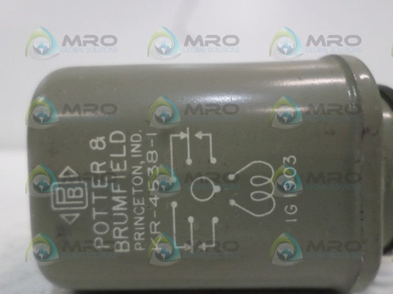 POTTER & BRUMFIELD KR-4538-1 RELAY *USED*