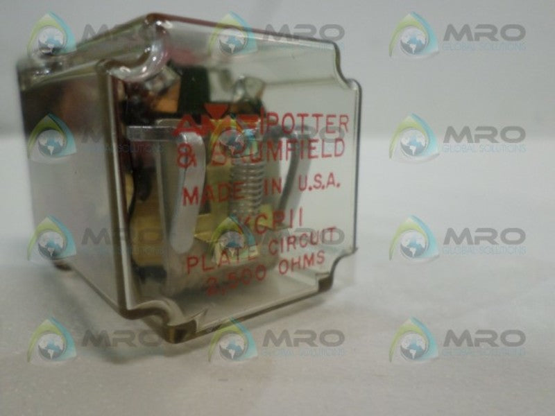 POTTER & BRUMFIELD KCP-11-2500 RELAY 2500 OHMS *NEW NO BOX*