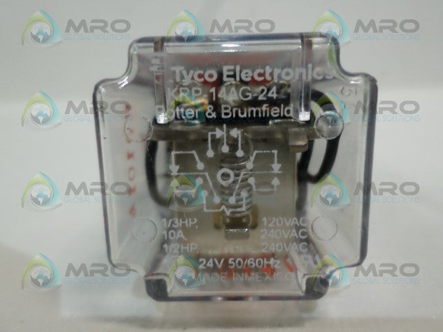 POTTER & BRUMFIELD KRP-14AG-24 RELAY 24V *NEW NO BOX*