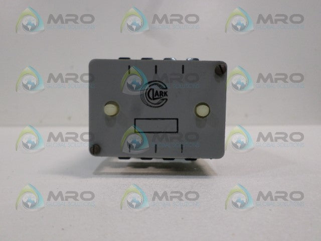 CLARK CONTROLS CP4 RELAY 115V *NEW NO BOX*