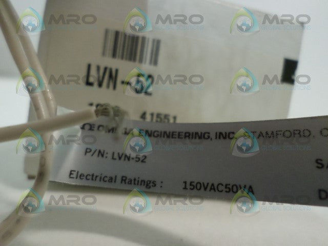 OMEGA LVN-52 LIQUID LEVEL SWITCH *NEW IN BOX*