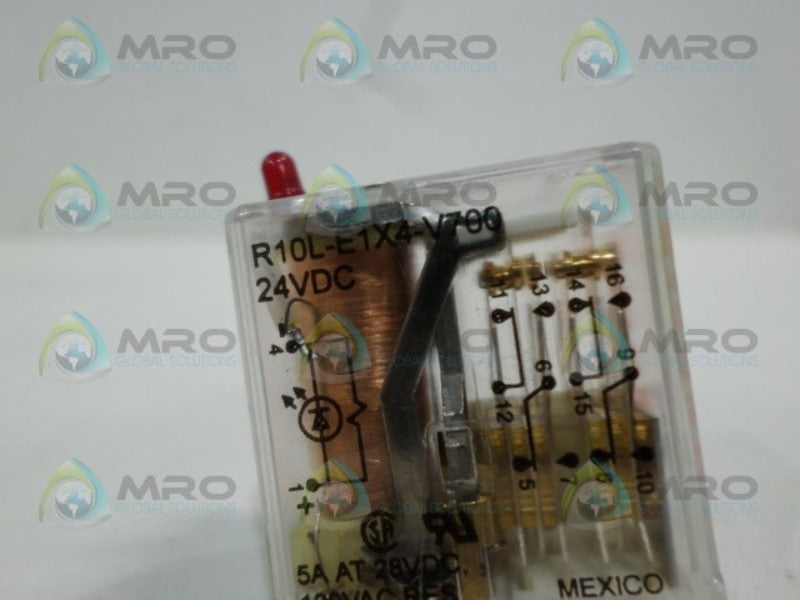 POTTER & BRUMFIELD R10L-E1X4-V700 RELAY 24VDC *NEW NO BOX*