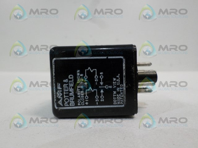 POTTER & BRUMFIELD MDP-2011 RELAY 2300 OHMS *USED*