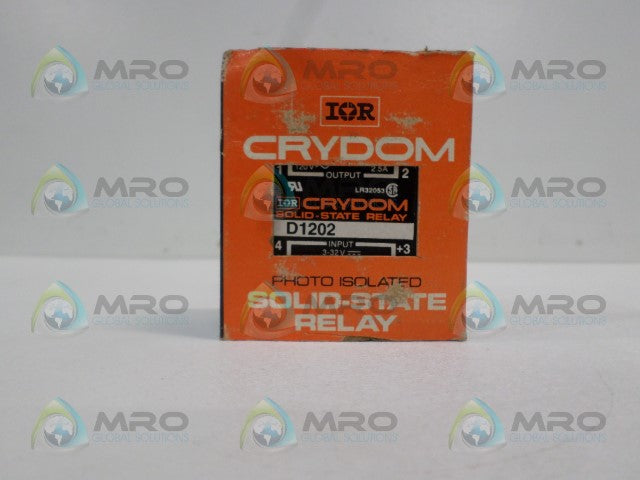 CRYDOM D1202 SOLID STATE RELAY *NEW IN BOX*