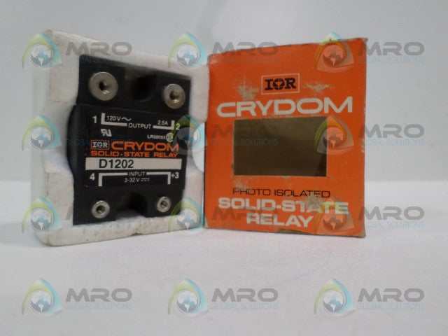 CRYDOM D1202 SOLID STATE RELAY *NEW IN BOX*