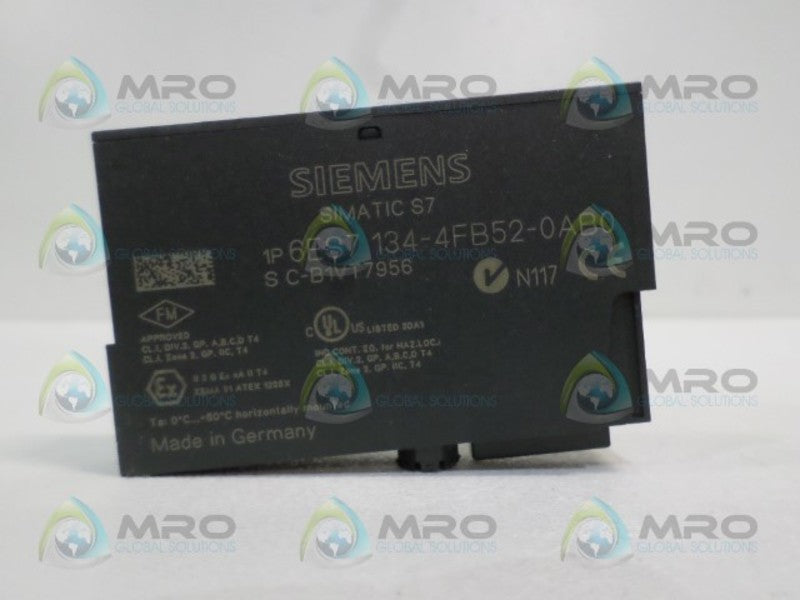 SIEMENS SIMATIC S7 6ES7134-4FB52-0AB0 INPUT MODULE *NEW NO BOX*