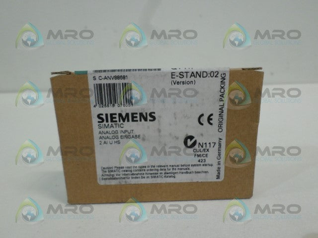 SIEMENS SIMATIC S7 6ES7134-4FB52-0AB0 INPUT MODULE *FACTORY SEALED*