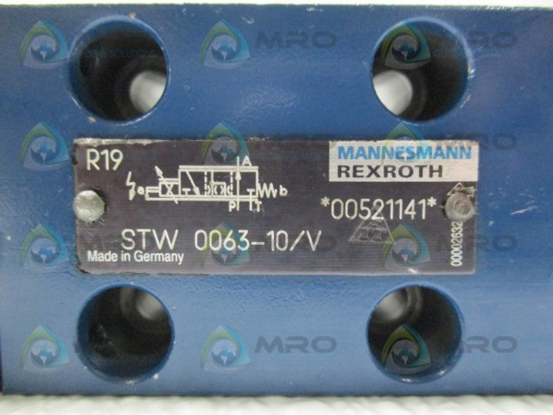 REXROTH STW0063-10/V PROPORTIONAL VALVE *NEW NO BOX*
