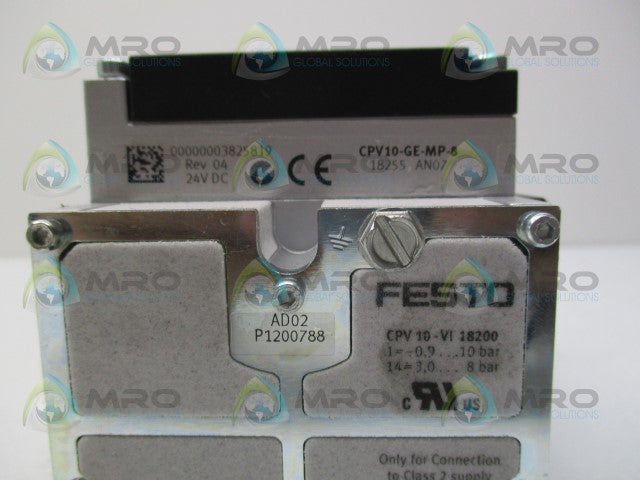 FESTO CPV10-VI-18200 MANIFOLD INTERFACE VALVE *NEW NO BOX*