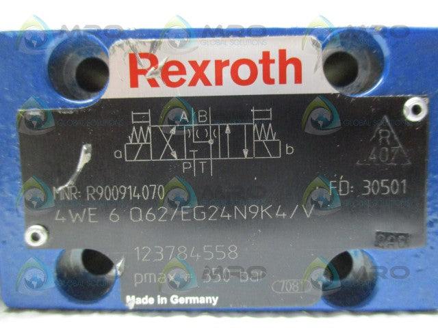 REXROTH 4WE6Q62/EG24N9K4/V DIRECTIONAL SOLENOID VALVE *NEW NO BOX*