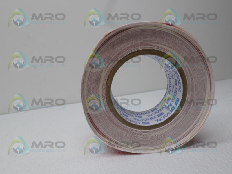 BRADY 104318 RED & WHITE NONABRASIVE FLOOR MARKING TAPE 100'  NSMP
