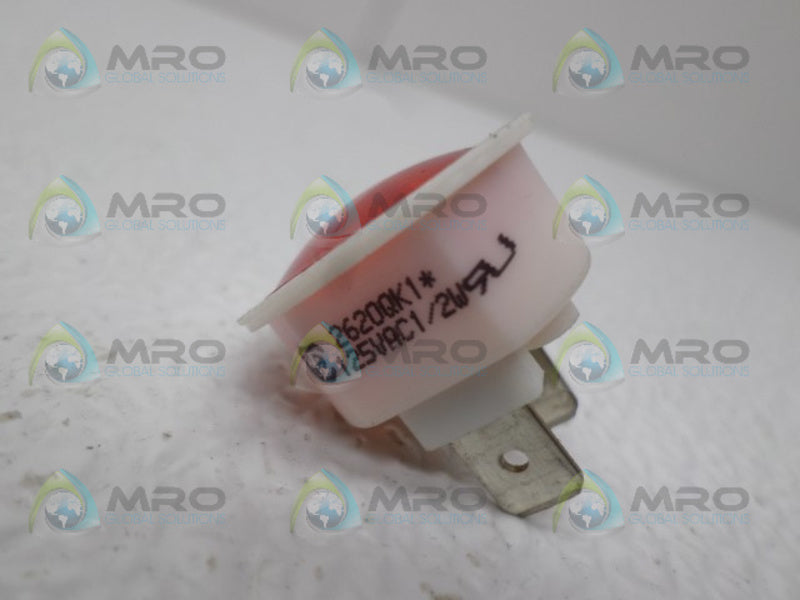 CHIACAGO MINIATURE 2620QK1 RED LED PANEL INDICATOR LIGHT  NSNP