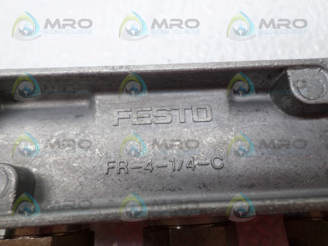FESTO FR-4-1/4-C MANIFOLD BLOCK *NEW NO BOX*