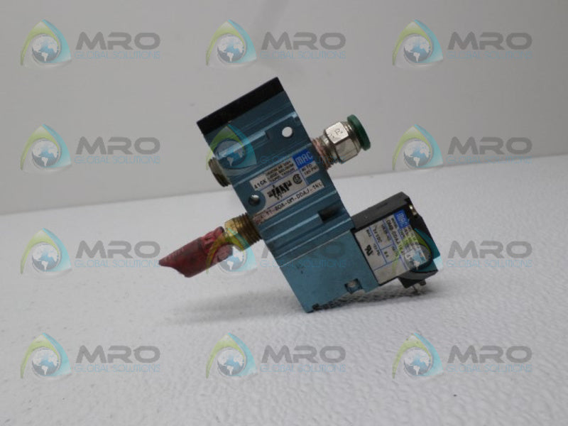 MAC 52A-11-B0A-DM-DJBJ-1KJ SOLENOID VALVE *USED*