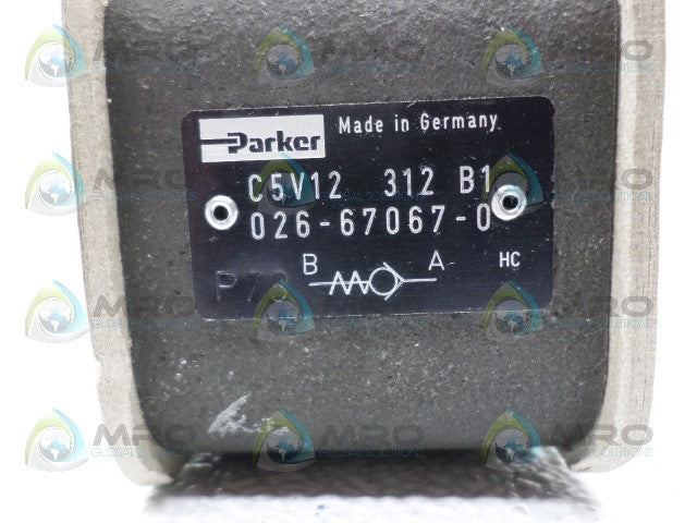 PARKER C5V12312B1 STEEL CHECK VALVE *NEW NO BOX*