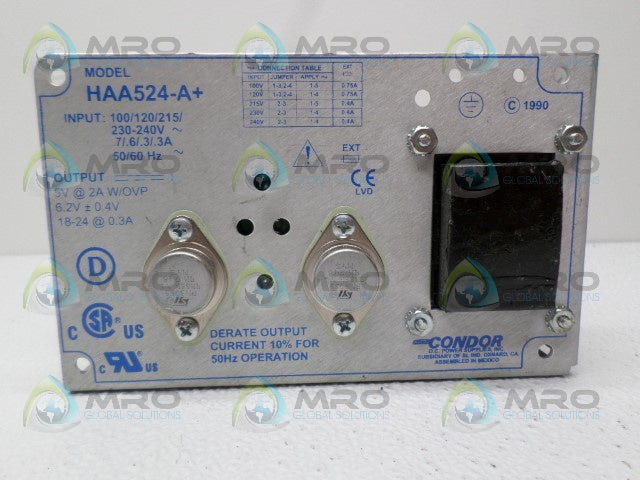 CONDOR HAA524-A+ POWER SUPPLY *USED*