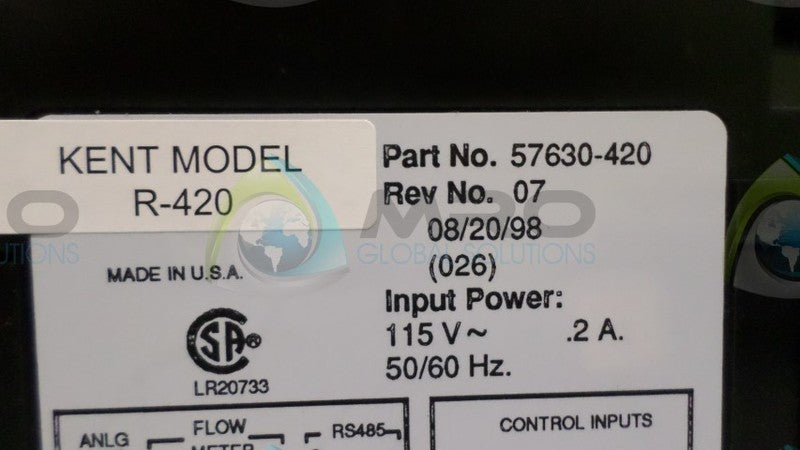 57630420 FLOW CONTROL METER *NEW IN BOX*