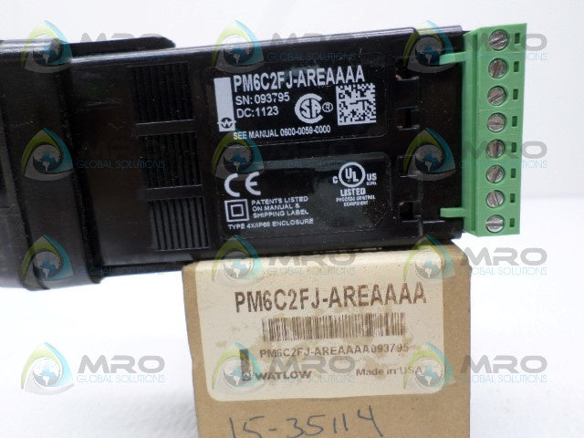 WATLOW PM6C2FJ-AREAAAA TEMPERATURE CONTROLLER *NEW IN BOX*