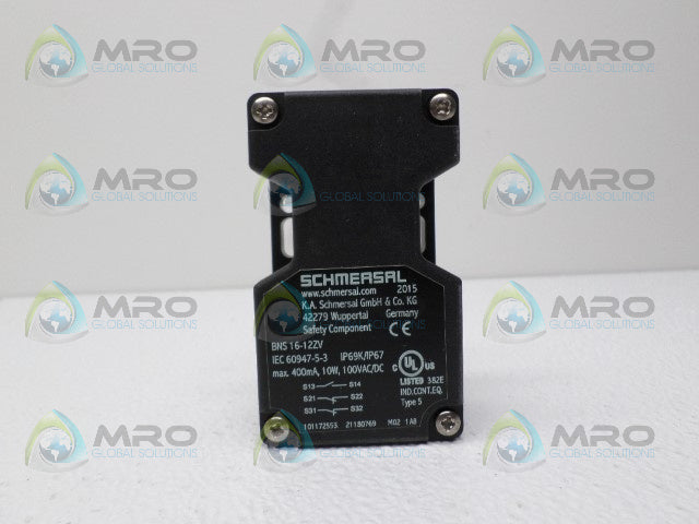 SCHMERSAL BNS16-12ZV MAGNET SAFETY SENSOR *NEW NO BOX*