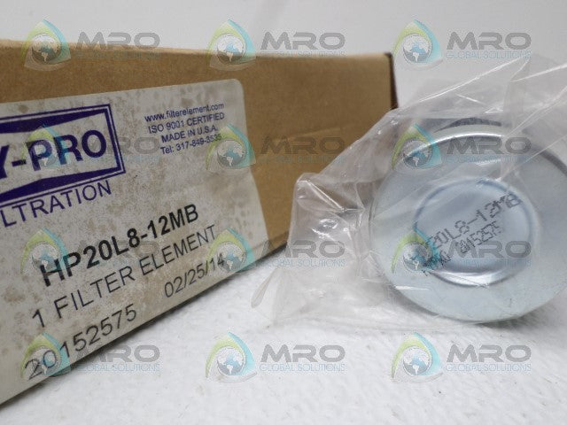HY-PRO HP20L8-12MB FILTER ELEMENT *NEW IN BOX*