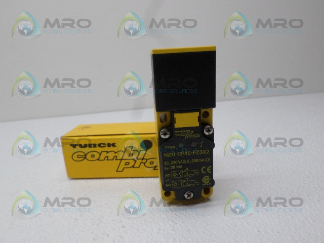 TURCK Ni20-CP40-FZ3X2 PROXIMITY SWITCH *NEW IN BOX*